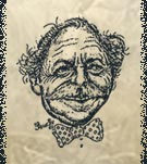 Caricatura de Tennessee Williams