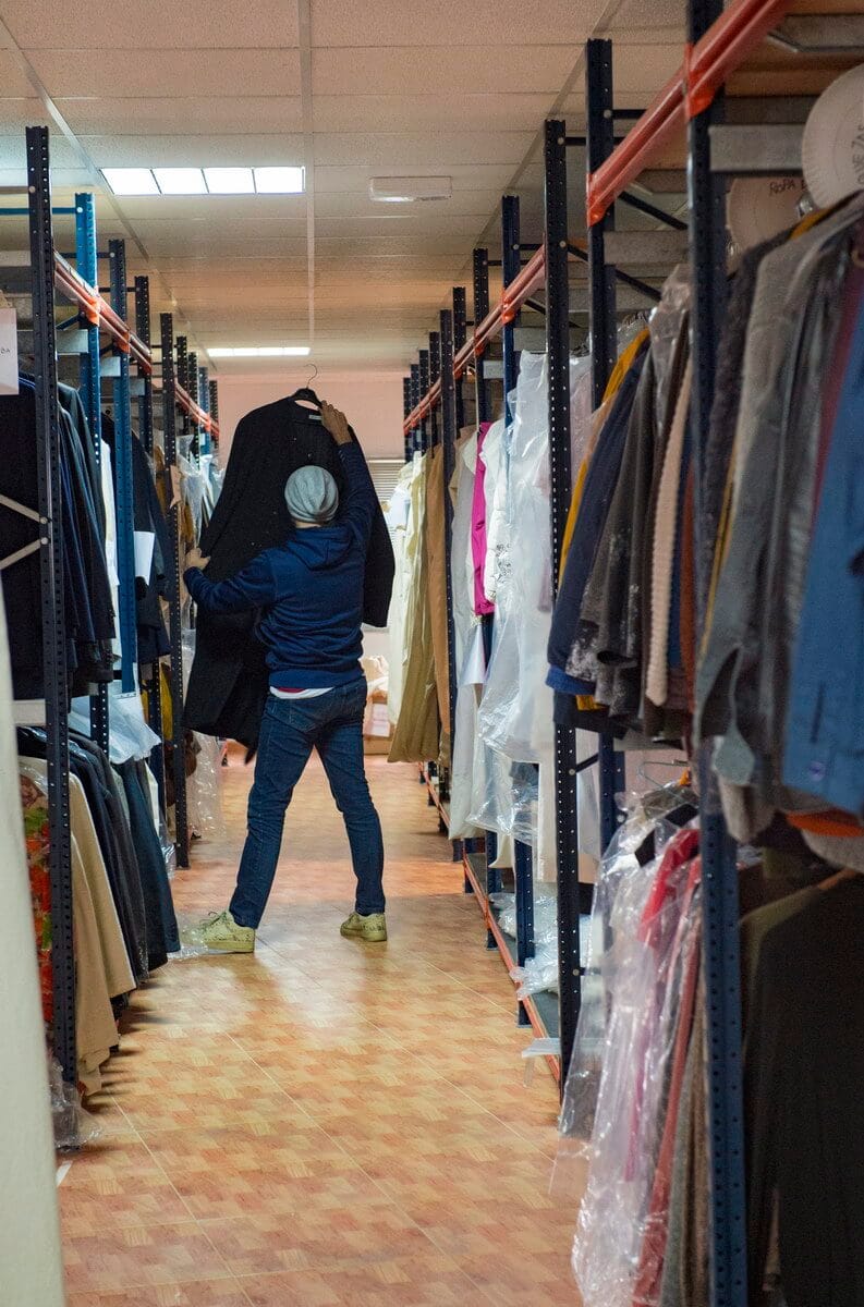 vestuario almacén