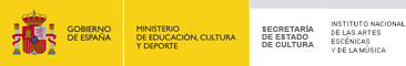 Logo Ministerio de Cultura. INAEM