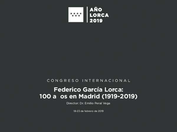 Federico García Lorca: 100 años en Madrid (1919-2019)