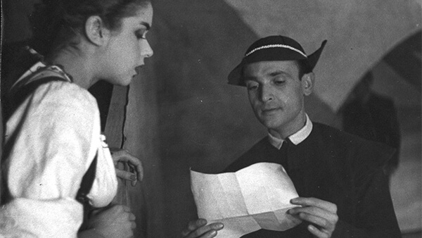 Fig. 9: <em>Dulcinea</em>, de Gastón Baty (Teatro María Guerrero, 1941). Fotógrafo: Augusto Vallmitjana. (Fuente: Archivo CDAEM).