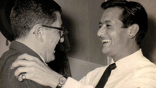 Fig. 13: Alberto Closas con Juan Antonio Bardem. (Archivo de Alberto Closas Jr.).