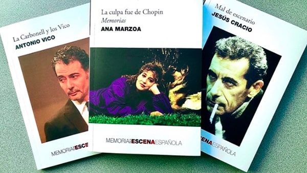 Fig. 10: Colección Memoria de la Escena Española, editada por AISGE.
