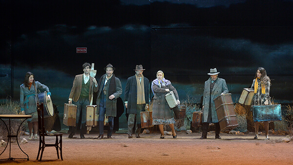 Fig. 10: <em>El viaje a ninguna parte</em>, de Fernando Fernán-Gómez (Teatro Valle-Inclán, 2014). Fotógrafo: David Ruano. (Fuente: Archivo CDAEM).