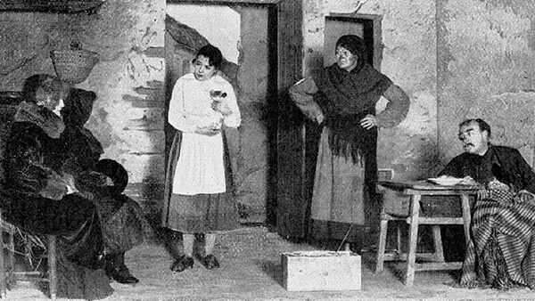 Fig. 13: <em>La chica del gato</em>, de Carlos Arniches, dirigida por Gregorio Martínez Sierra (1921). (Fuente: Archivo CDAEM).