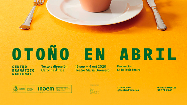 Fig. 17: Cartel de Otoño en abril, de Carolina África, por La Belloch Teatro.