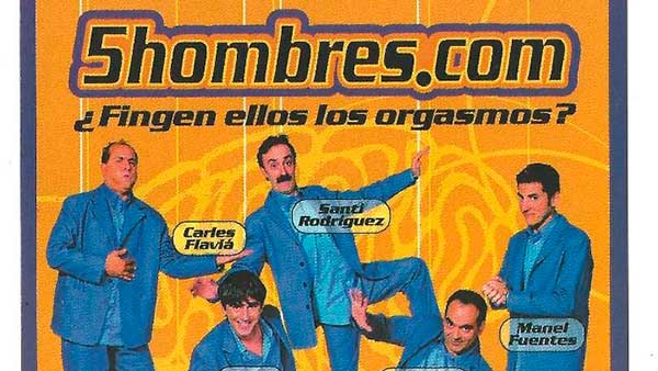 Fig. 6: Cartel del espectáculo 5hombres.com.