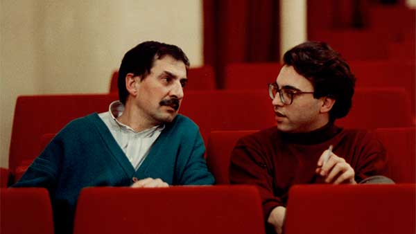 Fig. 16: Sergi Belbel y Josep Maria Benet i Jornet. Fotógrafo: Ros Ribas. (Archivo CDAEM).