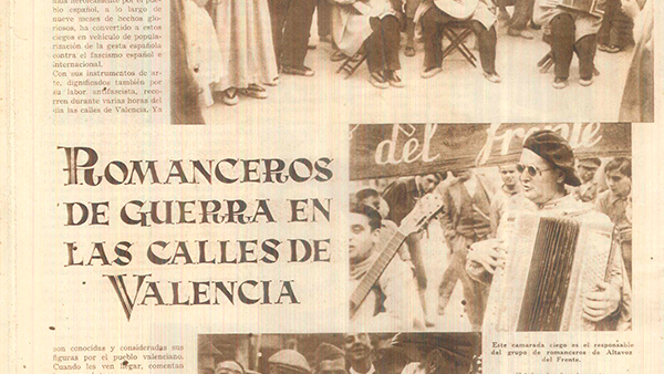 Fig. 2: Imágenes del grupo Altavoz del Frente (Revista Estampa, n. 486, 15-5-1937).