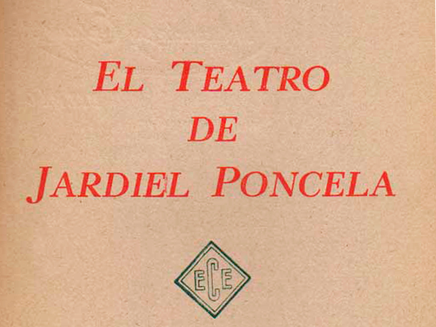 Fig. 33: Cubierta de Jardiel Poncela y su teatro (1945), de Alfredo Marqueríe.