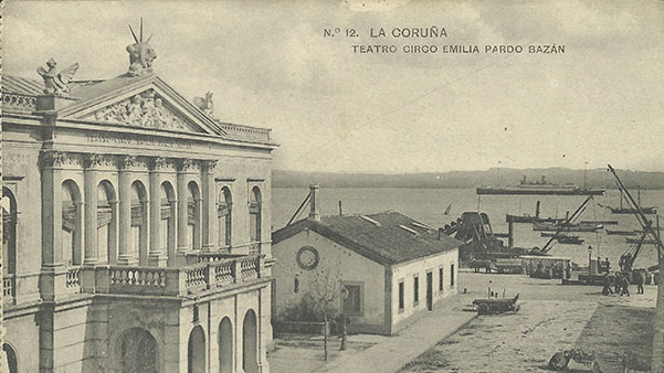 Fig. 7: Teatro Circo Emilia Pardo Bazán (La Coruña). Postal. Archivo G. Matabosch - Col. Circus Arts Foundation, 14x9cm.