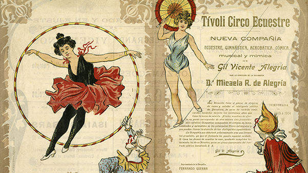 Fig. 13: Tívoli Circo Ecuestre (Barcelona, 1903). Programa. Archivo A. Oller - Col. Circus Arts Foundation, 42,5x31cm. Anverso.