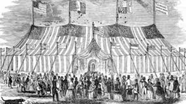 Fig. 4: Carpa aprox. 1825. The Maryland Theatre Collective
