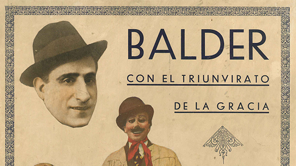 Fig. 16: Cartel promocional de un espectáculo de muñecos de “Balder”. (Procedencia: Museo Nacional del Teatro).