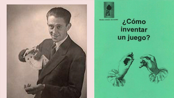Fig. 47: Izda. Retrato de José Puchol de Montís (1919-2008). Dcha. Conferencia de José Puchol (1972). (Procedencia: Fundación Juan March).