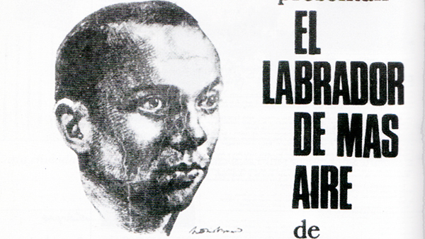 Fig. 14: Cartel de las representaciones de El labrador de más aire en el Teatro Muñoz Seca de Madrid (1972).