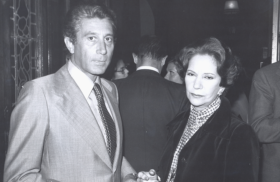Conchita Montes con Ángel Fernández Montesinos. Foto: Julio César. (Archivo CDAEM).