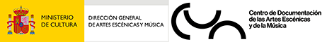 logotipo - Gobierno de España - Ministerio de Cultura - Dirección General de Artes Escénicas y Música - Centro de Documentación de las Artes Escénicas y de la Música