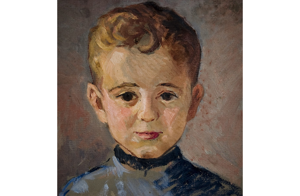 Retrato de José Luis Turina realizado por su padre José Luis Turina Garzón (1957).