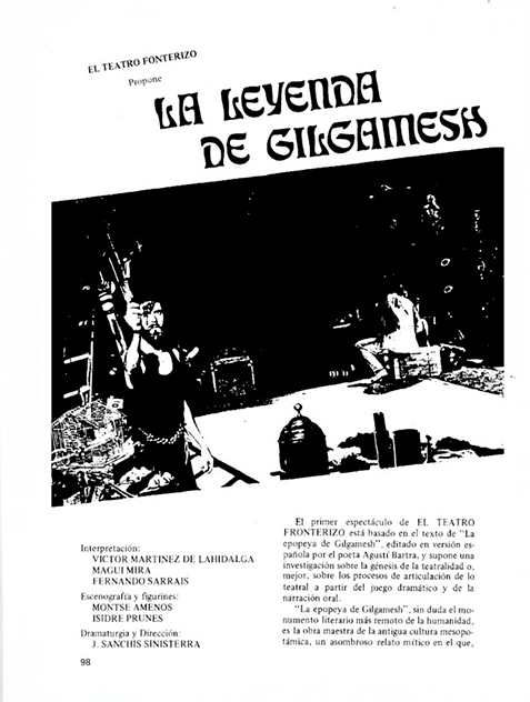 La leyenda de Gilgamesh.