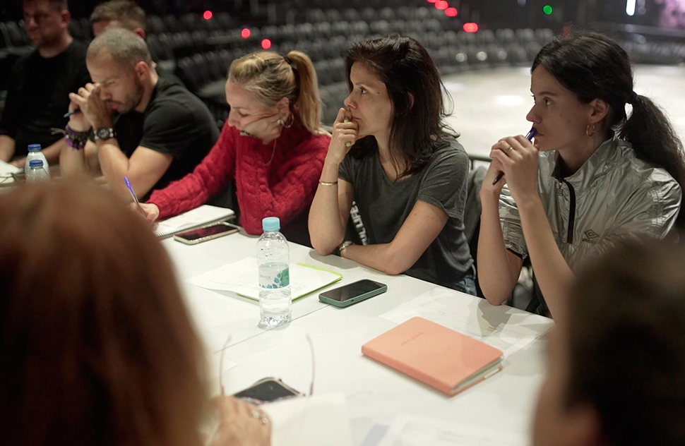 Sesiones de trabajo.