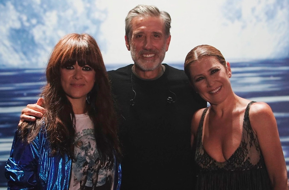 Con Vanesa Martin y Emilio Aragón.