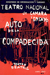 Programa de mano de 'Auto de la compadecida'