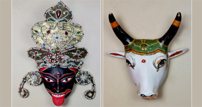 Máscaras, títeres y scrolls de La India en Madrid