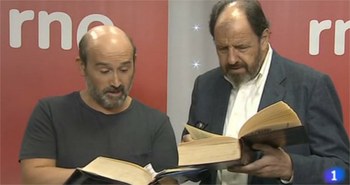 RNE comienza a grabar 'El Quijote' con José María Pou y Javier Cámara